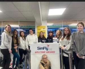 A fantastic time had by all students from New College Durham travel and tourism course. Not only did the students engage in their cabin crew roles and responsibilities, but they were able to fly our Boeing 737-800 Flight Simulator and gain a better understanding of the roles of flight crew and the synergistic values between the two roles. An absolute pleasure to have the students with us today. All are destined for amazing things in the aviation sector.